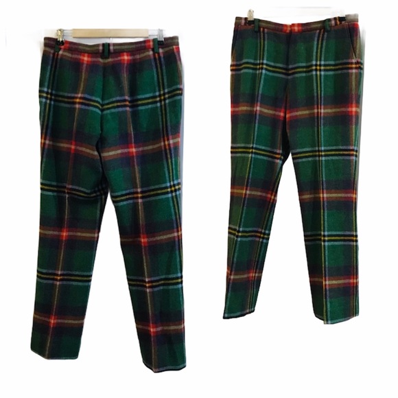 Ralph Lauren Purple Label Pants - Ralph Lauren Sport Purple Label Alpaca Plaid Pants